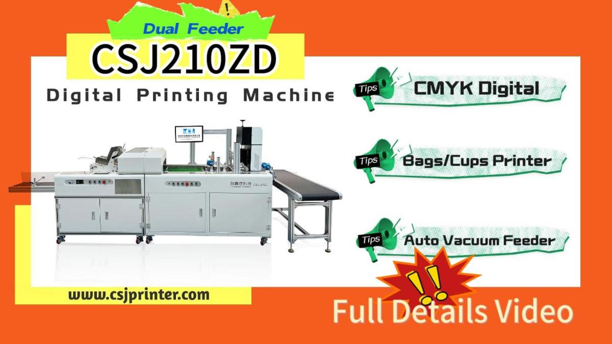 Full details for A3 A4 automatic paper bag printing machine HP452 HP FI 1000 digital&nbsp;printer